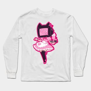 TV head Maid, pastel color scheme Long Sleeve T-Shirt